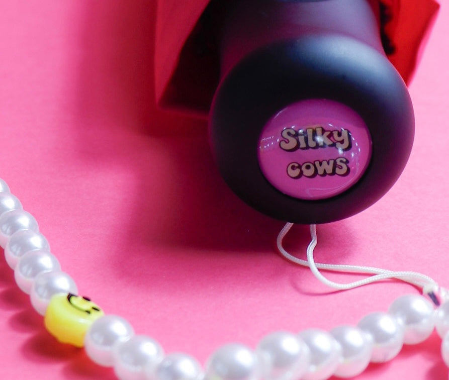 Lilac beaded strap
